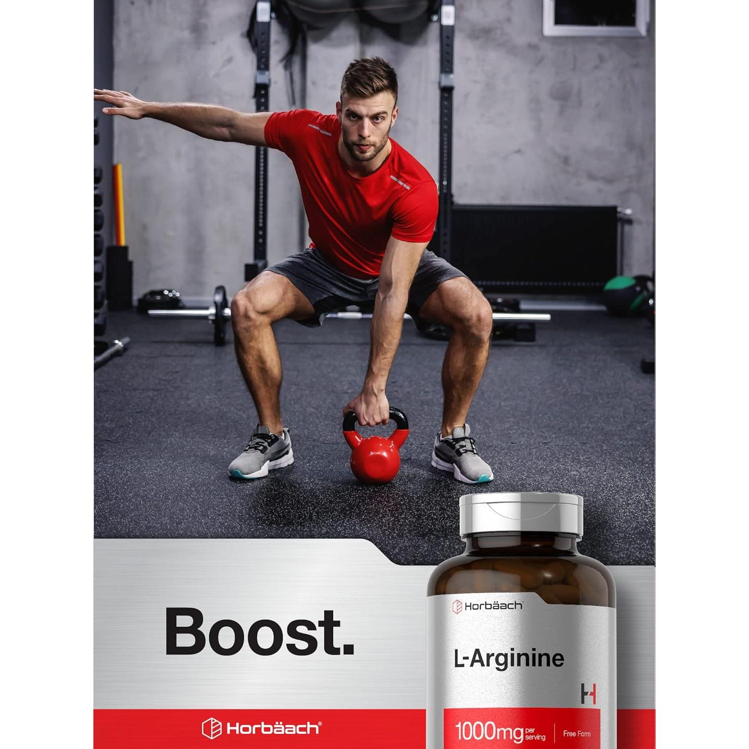 Cápsulas L-Arginina Horbäach 1000mg - 150 Píldoras Sin OGM