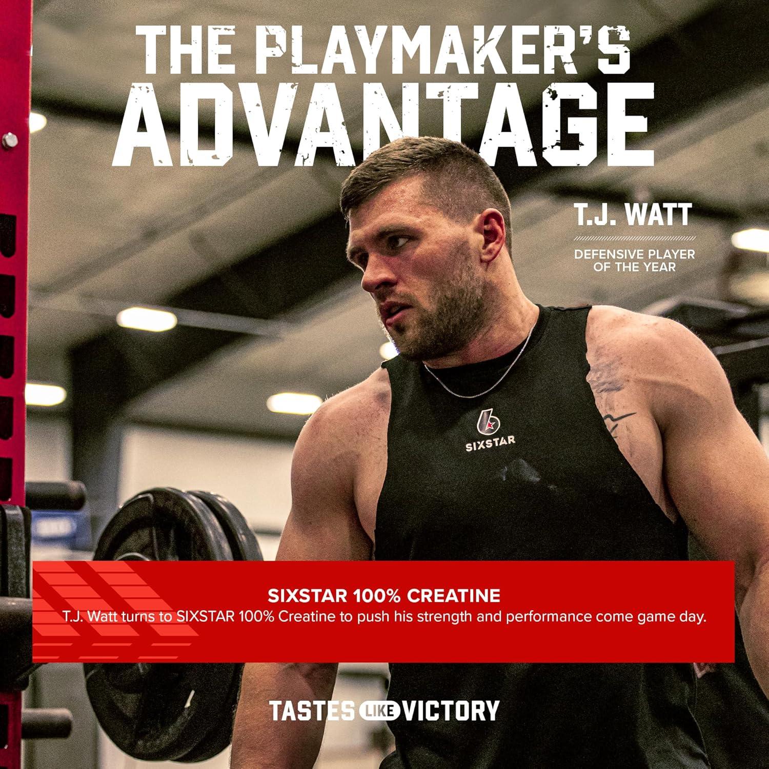 Six Star Creatina Monohidratada 100% en Polvo - 60 Porciones