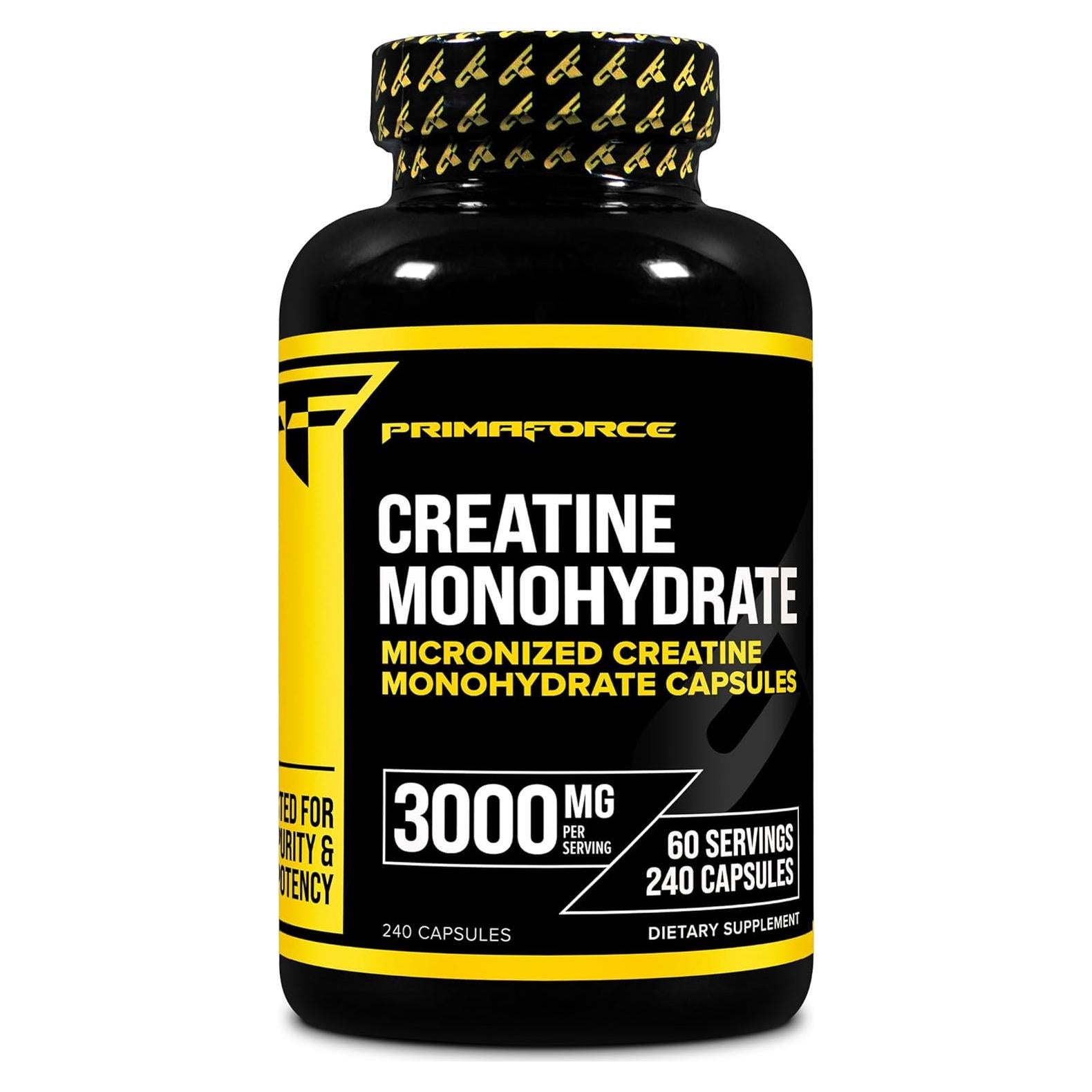 Creatina Monohidratada PrimaForce 240 Cápsulas 3000mg