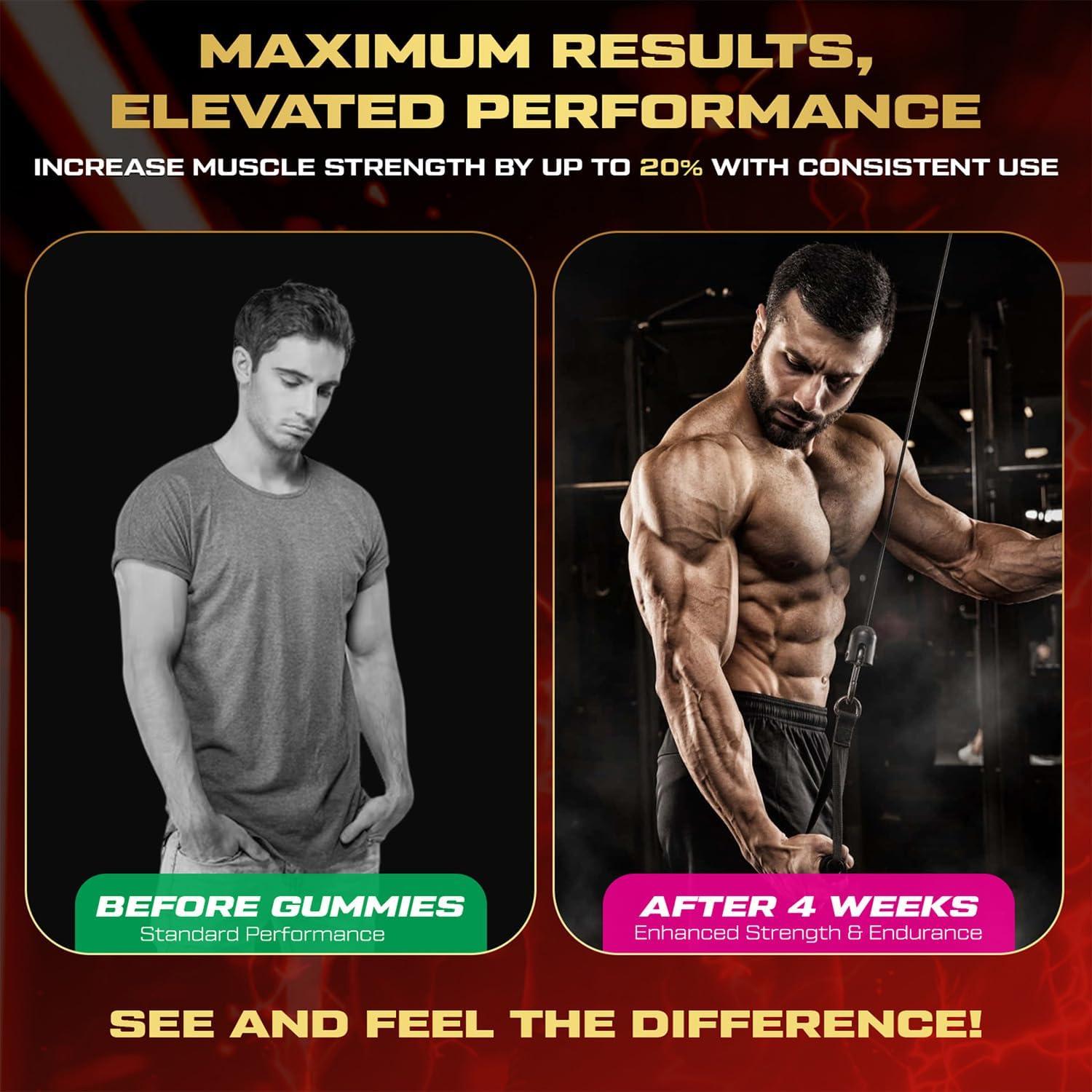 Gomitas de Creatina Monohidratada Kukaly 9000mg 120pcs Veganas