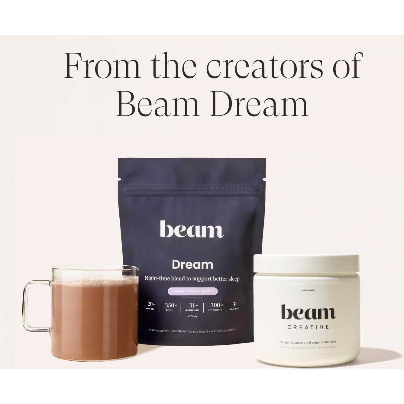 Polvo de Creatina Beam 150g Micronizada Sin Sabor - Suplemento Deportivo
