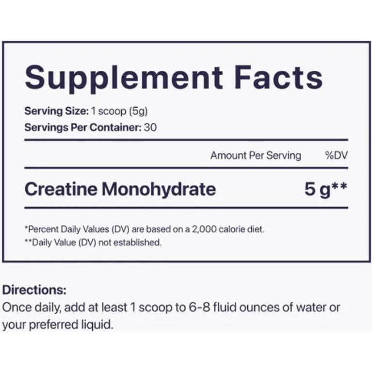 Polvo de Creatina Beam 150g Micronizada Sin Sabor - Suplemento Deportivo