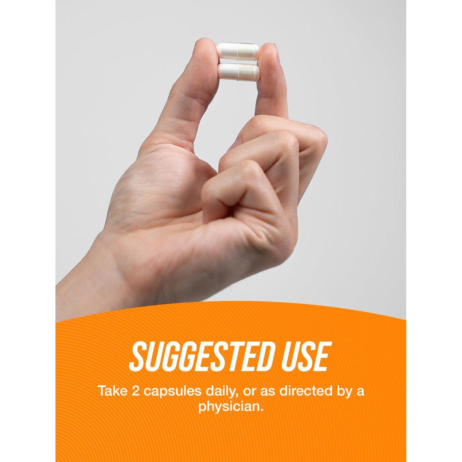 Cápsulas BCAA 2:1:1 BulkSupplements.com - 240 Unidades