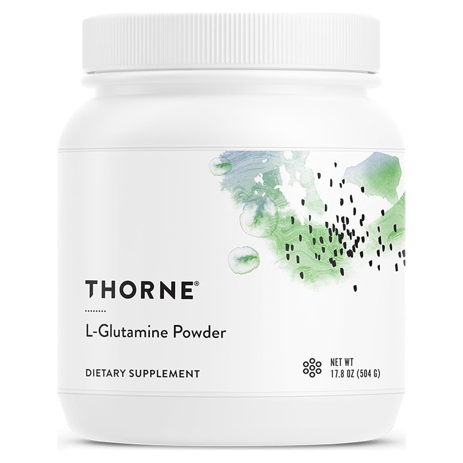 Polvo de L-Glutamina Thorne 504 g - Salud GI e Inmunológica