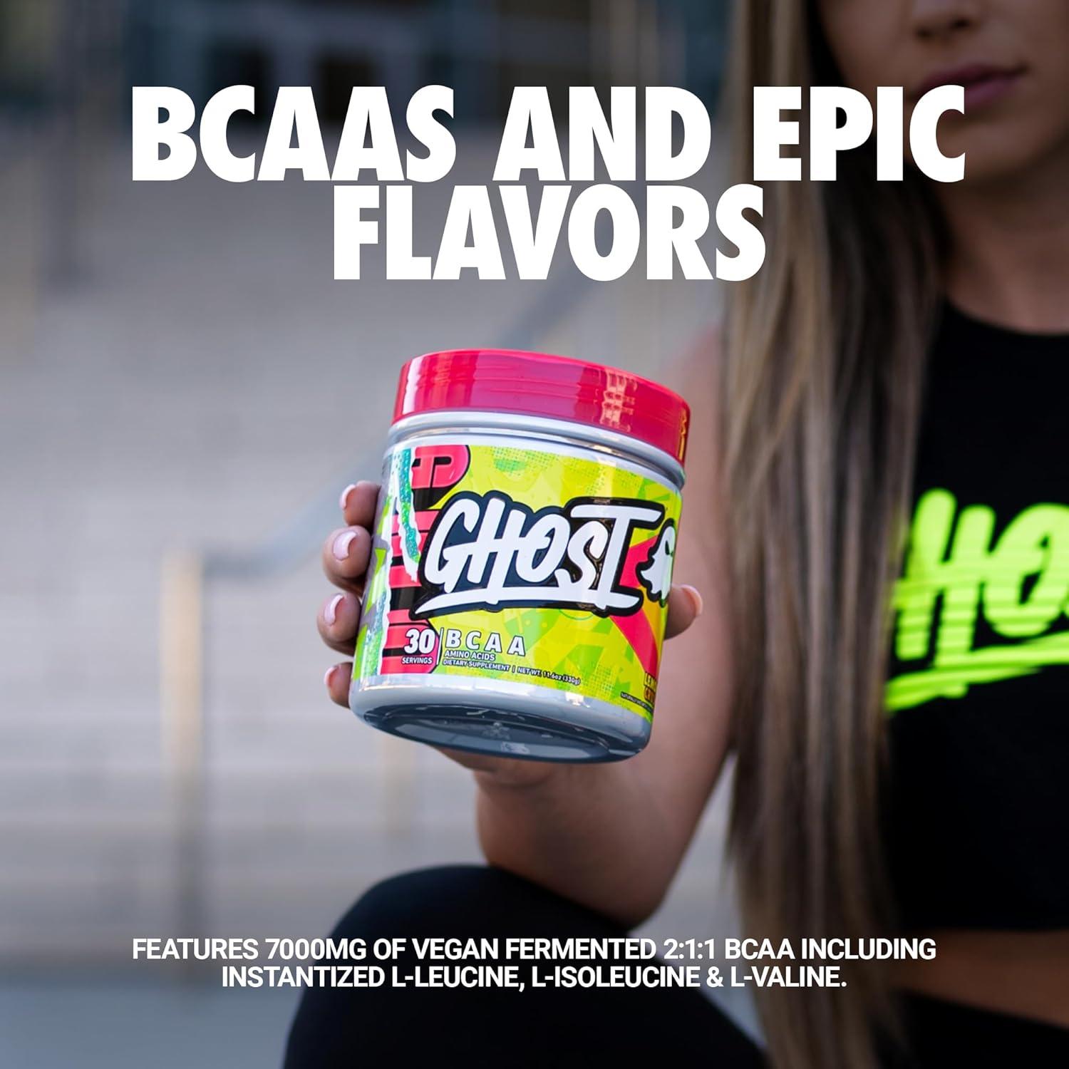 GHOST BCAA Aplasta Limón - 30 Porciones - 7g Aminoácidos