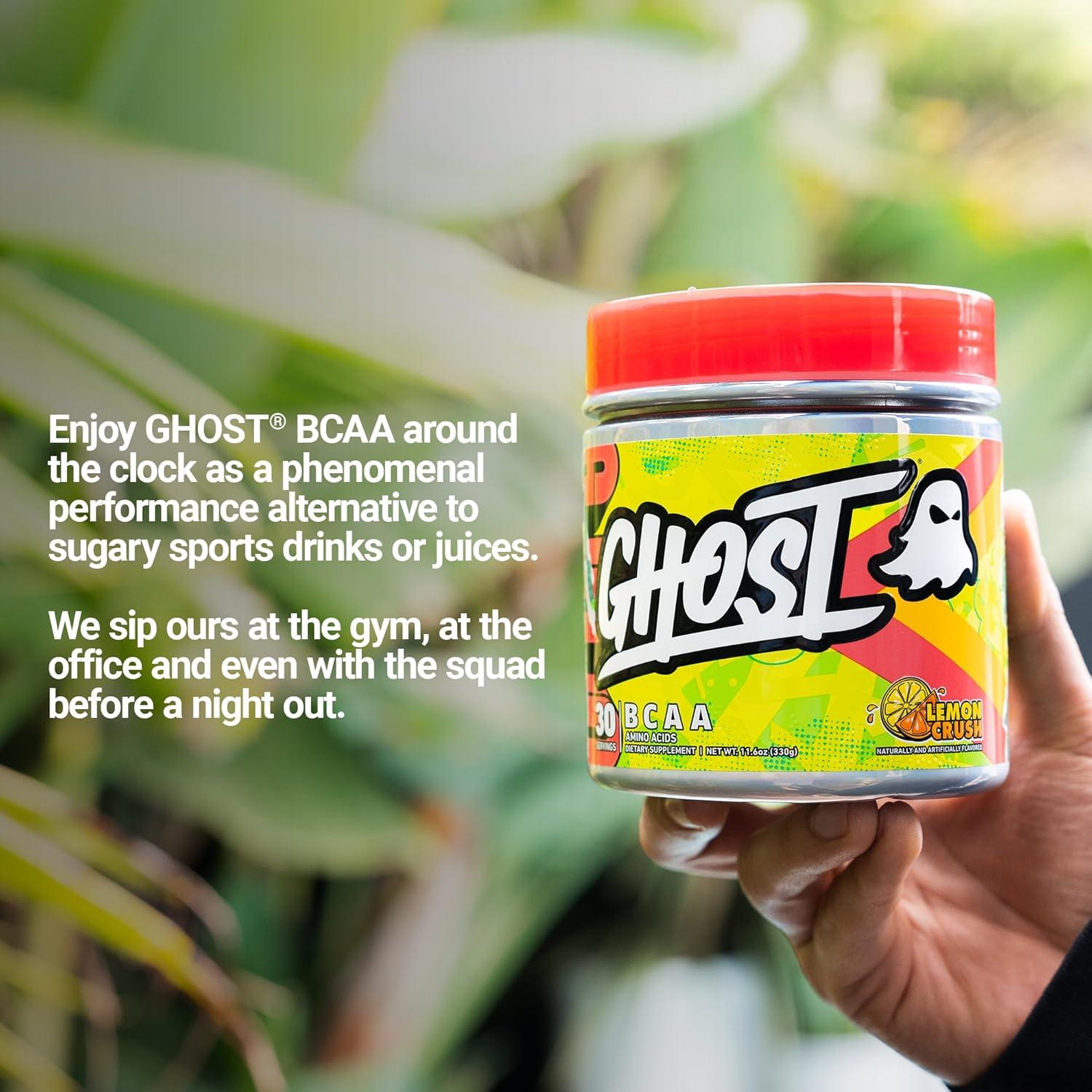 GHOST BCAA Aplasta Limón - 30 Porciones - 7g Aminoácidos