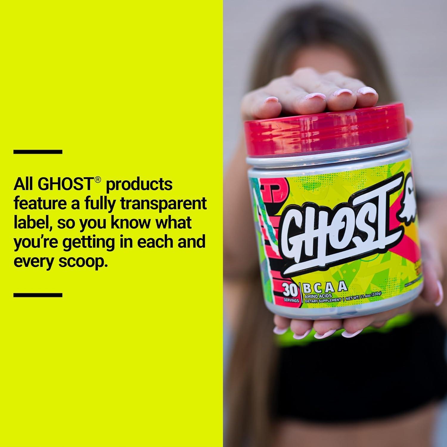 GHOST BCAA Aplasta Limón - 30 Porciones - 7g Aminoácidos