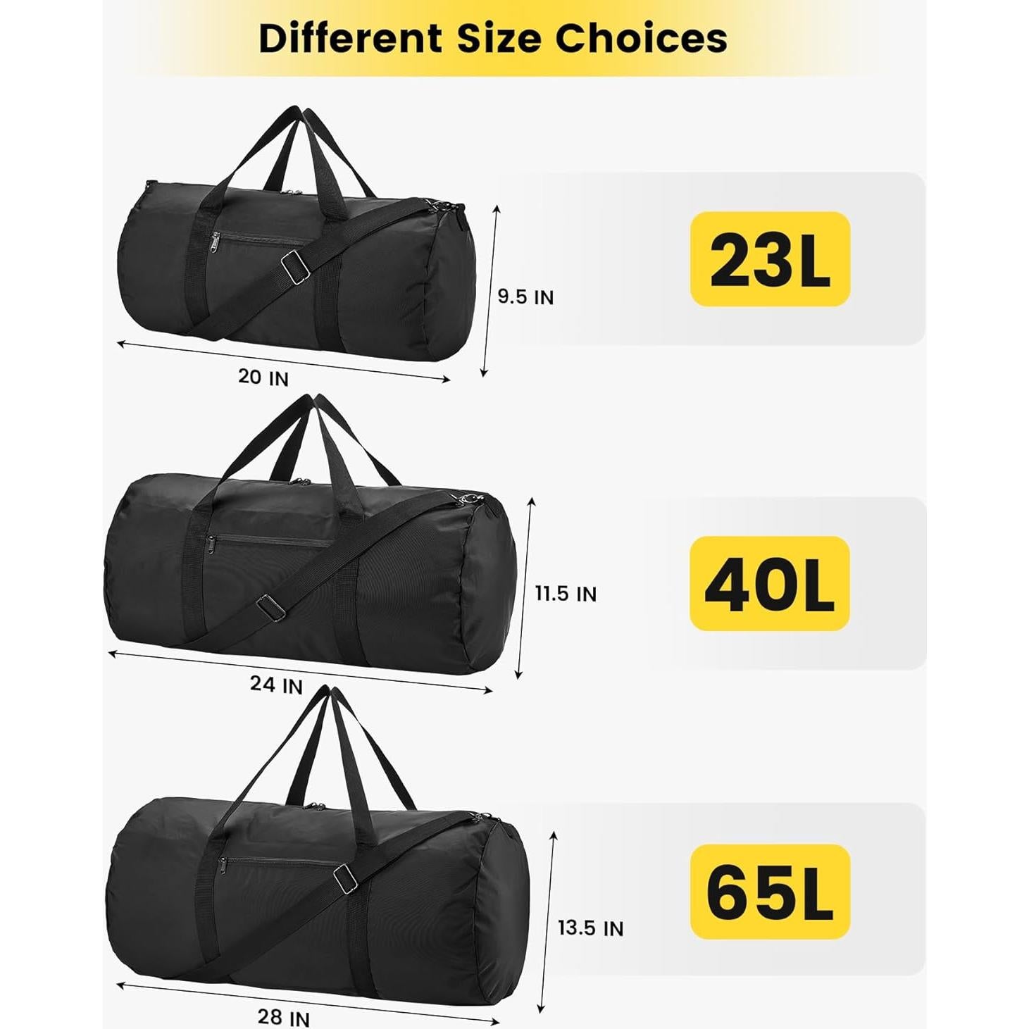 Bolsa de Deporte Vorspack 50,8 cm Plegable Unisex Ligera