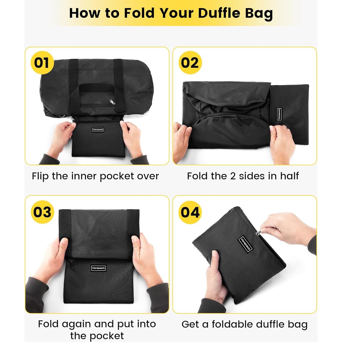 Bolsa de Deporte Vorspack 50,8 cm Plegable Unisex Ligera