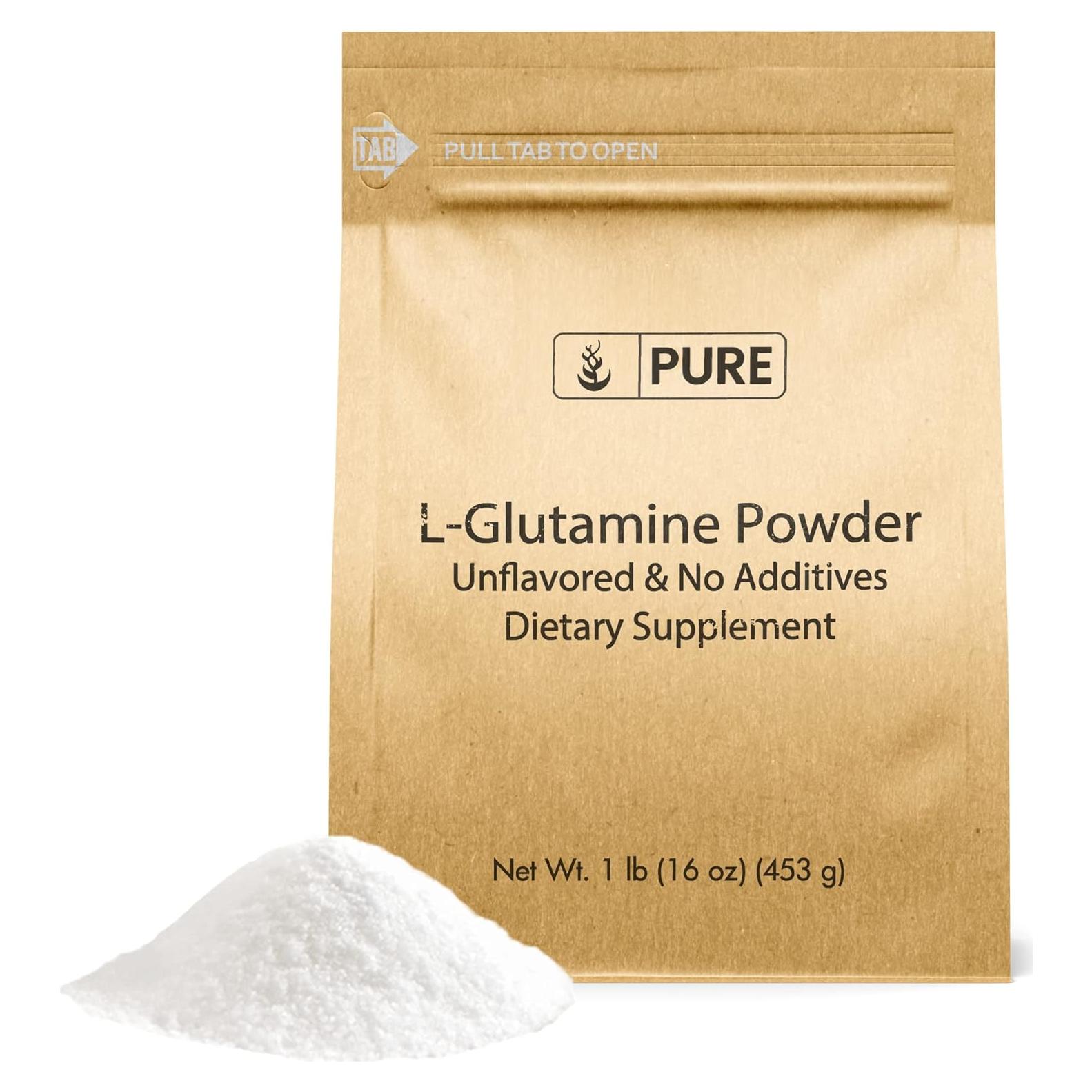 L-Glutamina en Polvo 0.45kg Ingredientes Originales Puros