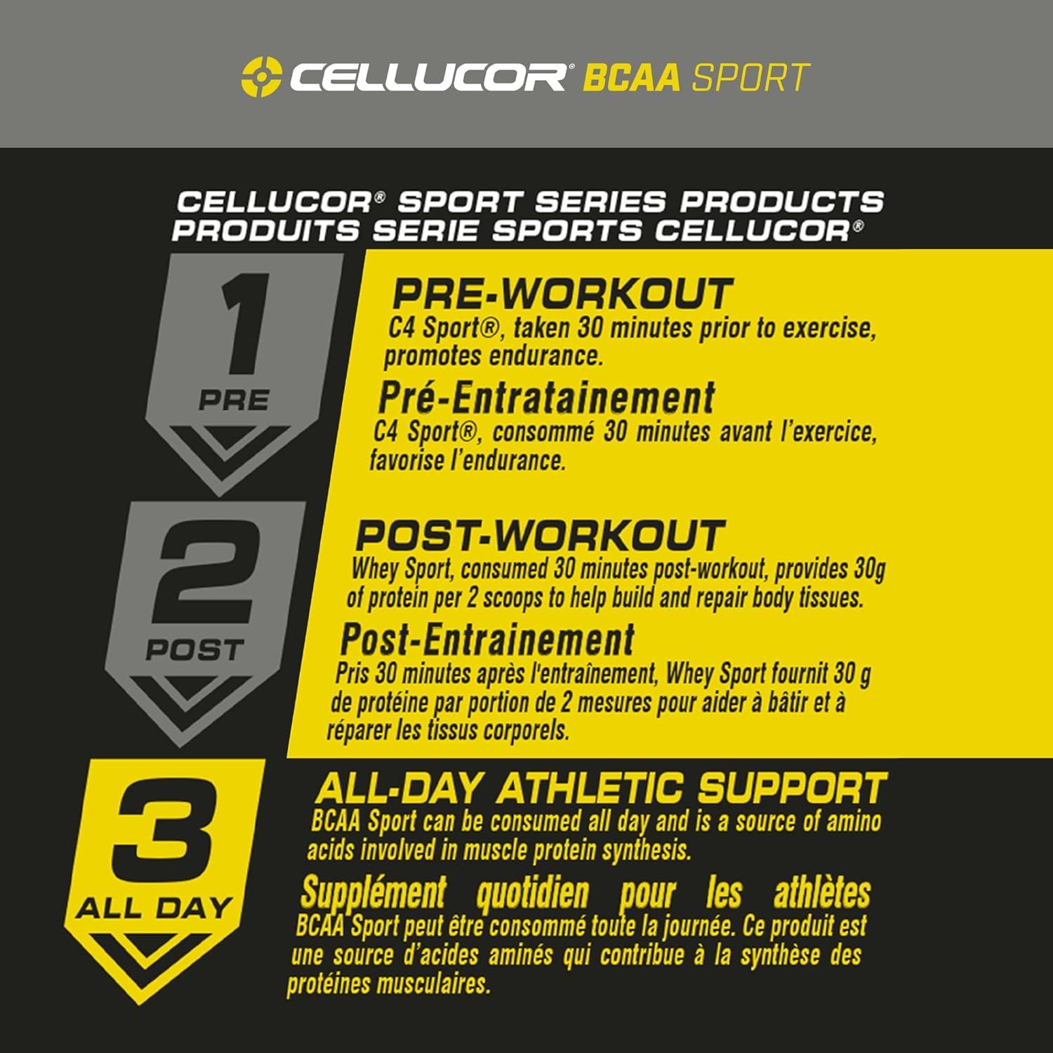 BCAA Sport Cellucor, Bebida en polvo 30 porciones Lima Cereza