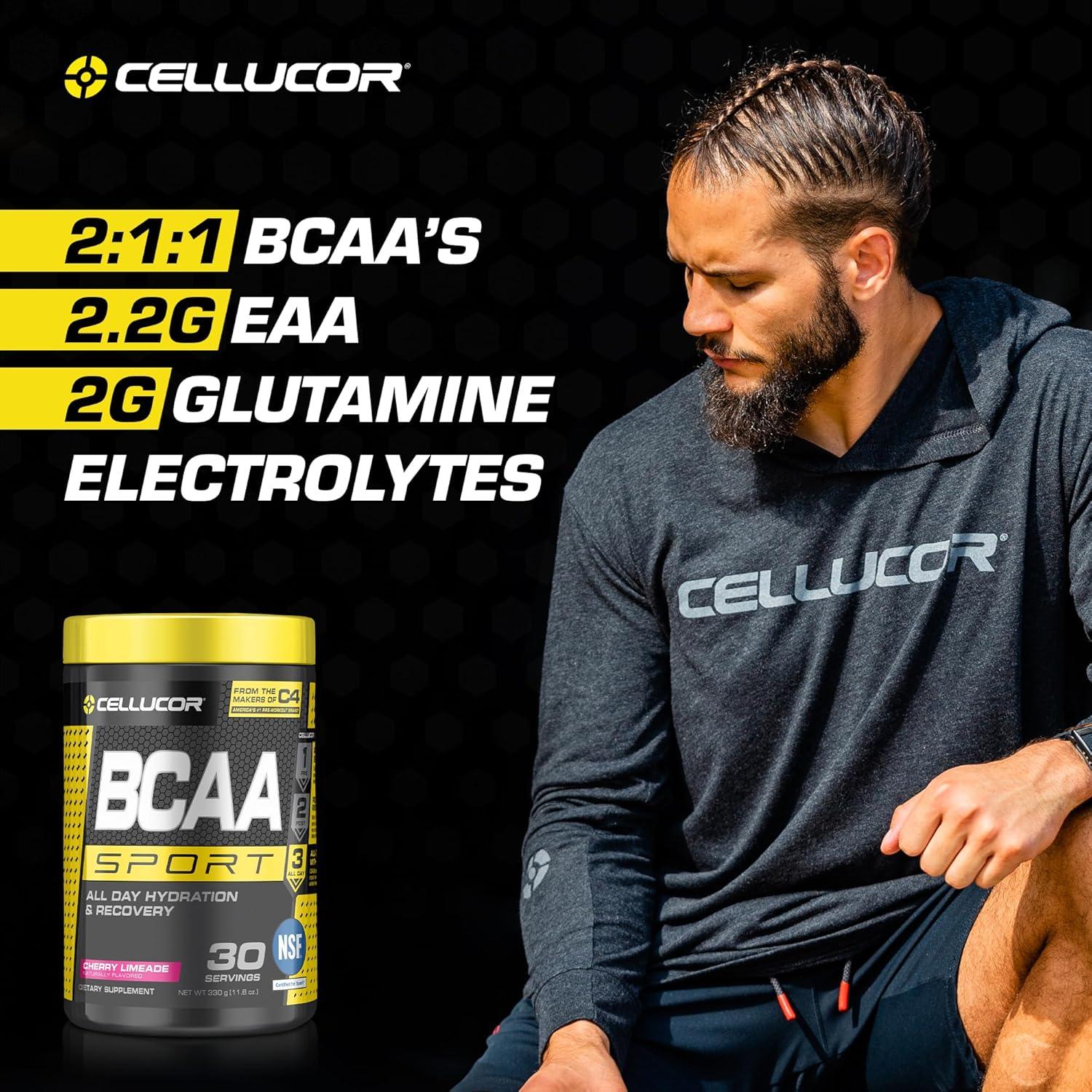 BCAA Sport Cellucor, Bebida en polvo 30 porciones Lima Cereza