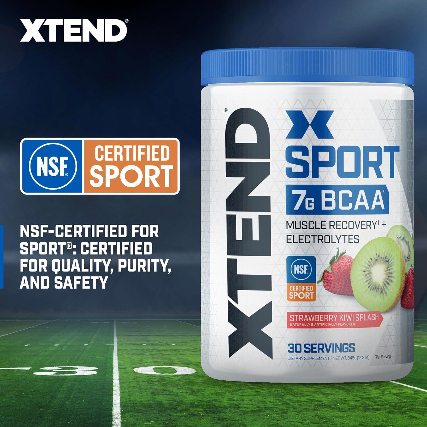 XTEND Sport BCAA Polvo 340g Sabor Fresa Kiwi Splash - Aminoácidos y Electrolitos