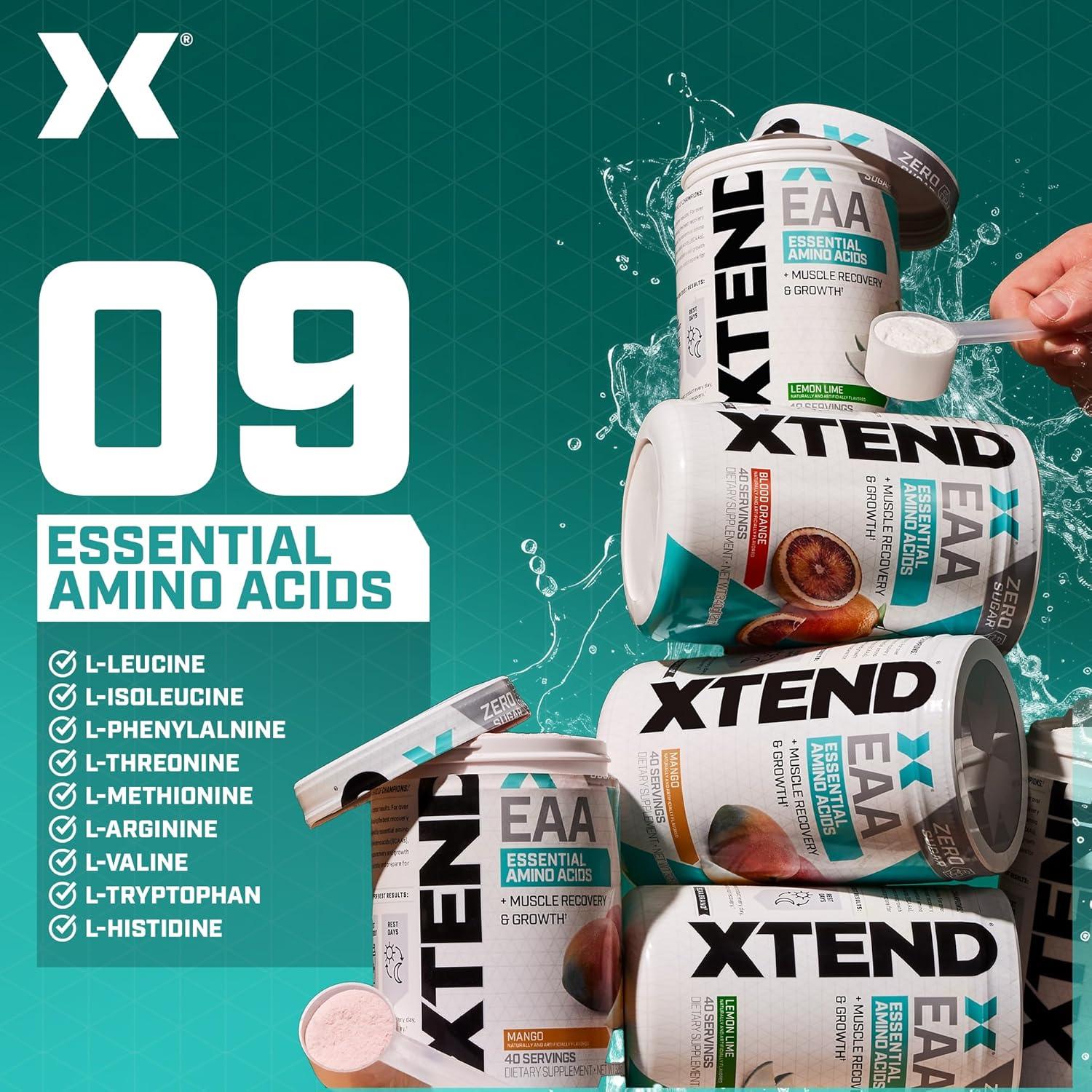 Xtend Scivation EAA + BCAA 328.9g Mango | Aminoácidos Esenciales