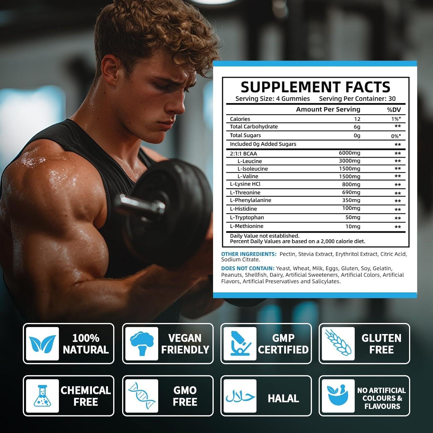 Gomitas EAA BIYODE 120 unidades Sabor Frambuesa Azul