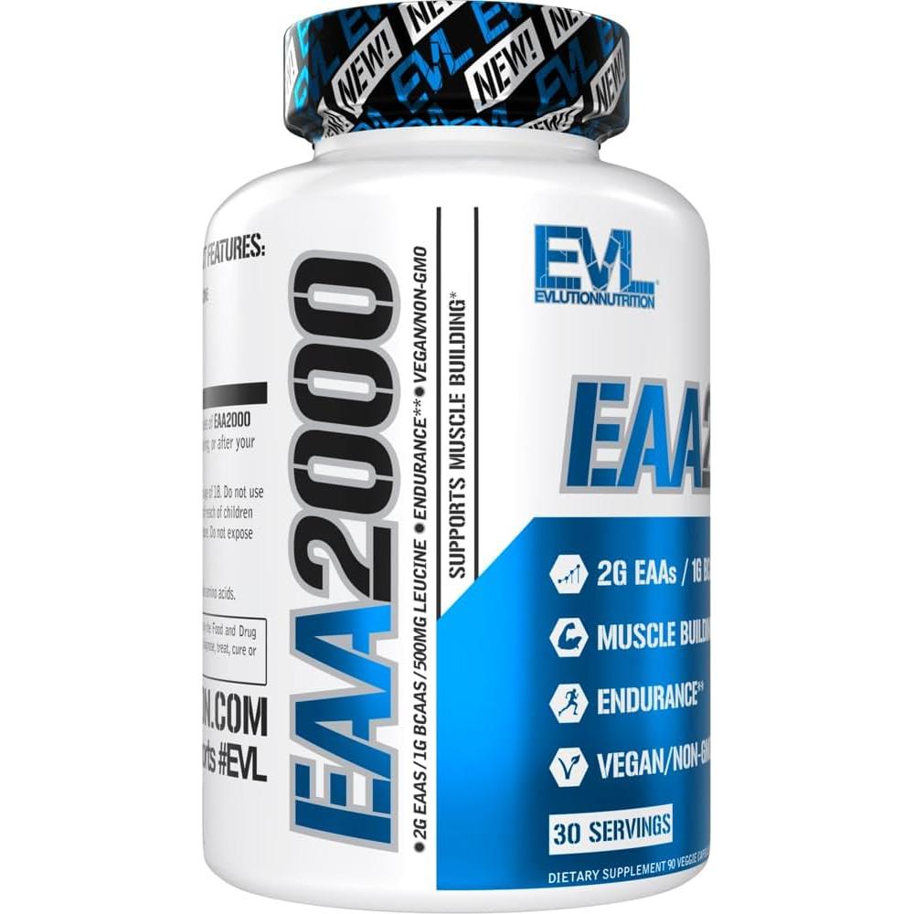 Evlution Nutrition EAA2000 - Cápsulas de Aminoácidos 90 Unidades