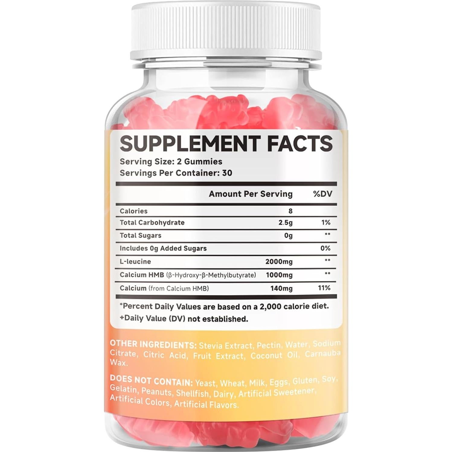 Gomitas de HMB y L-Leucina MEENCCD 3000mg 120 unidades