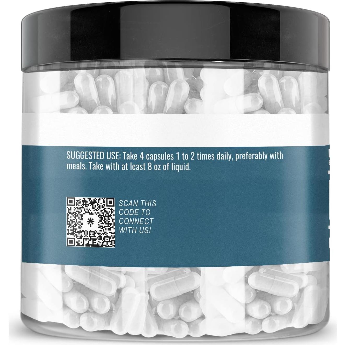 L-Leucina 200 Cápsulas Elementos de la Tierra, Pura y Sin Aditivos