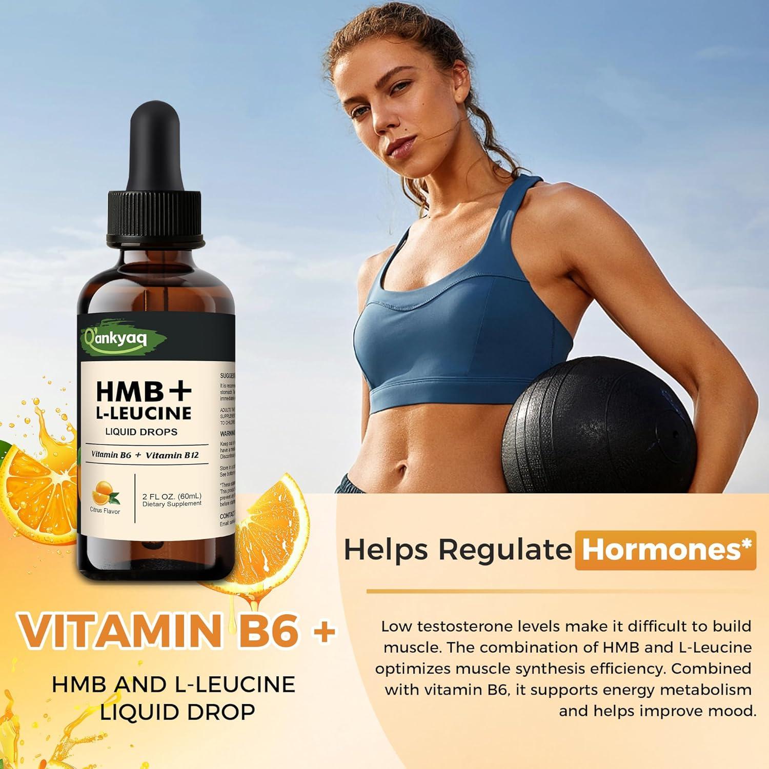 Suplemento Líquido de Leucina HMB Q'ankyaq 59.15 ml Vegano