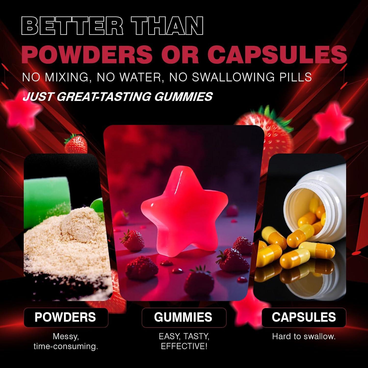 Gomitas de HMB y Leucina Veganas Geeoasis 120 Unidades