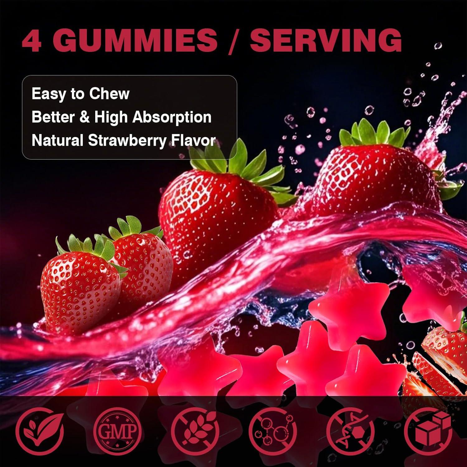 Gomitas de HMB y Leucina Veganas Geeoasis 120 Unidades