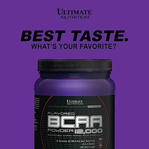 Polvo de BCAA Ultimate Nutrition Uva 60 Porciones 3g Leucina