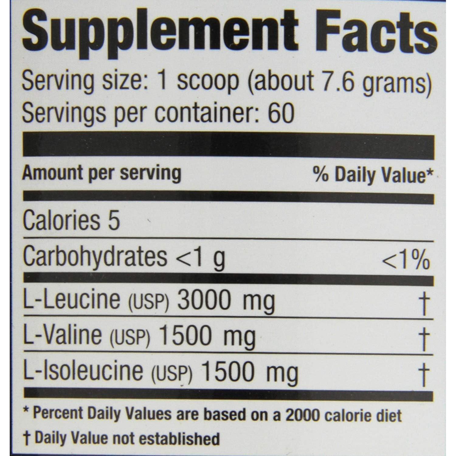 Polvo de BCAA Ultimate Nutrition Uva 60 Porciones 3g Leucina