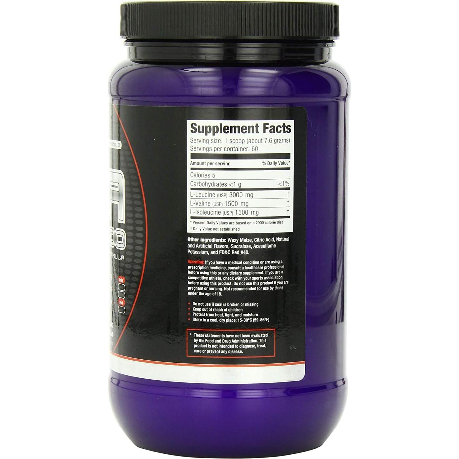 Polvo de BCAA Ultimate Nutrition Uva 60 Porciones 3g Leucina
