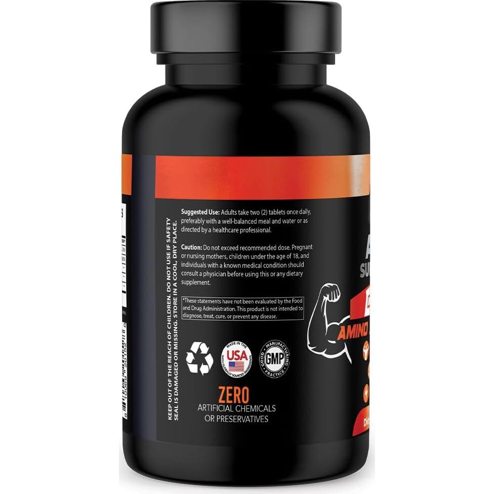 Suplemento BCAA Suplementos Enojados 180 Tabletas Vitamina B6 E