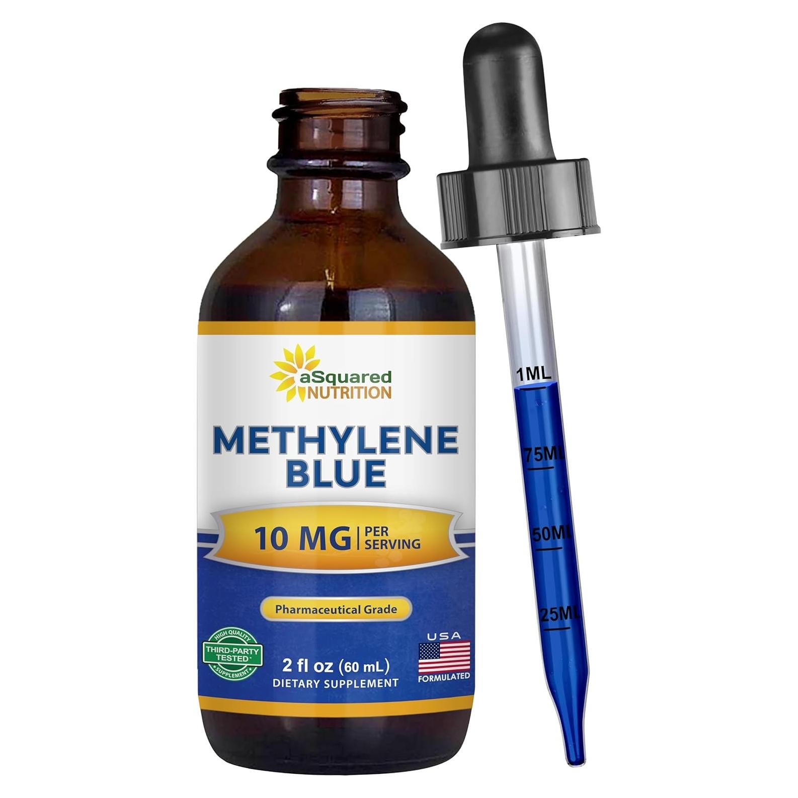 Gotas de Azul de Metileno aSquared Nutrition 10mg 59ml