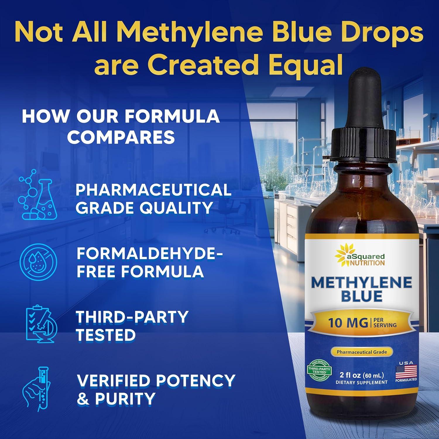 Gotas de Azul de Metileno aSquared Nutrition 10mg 59ml