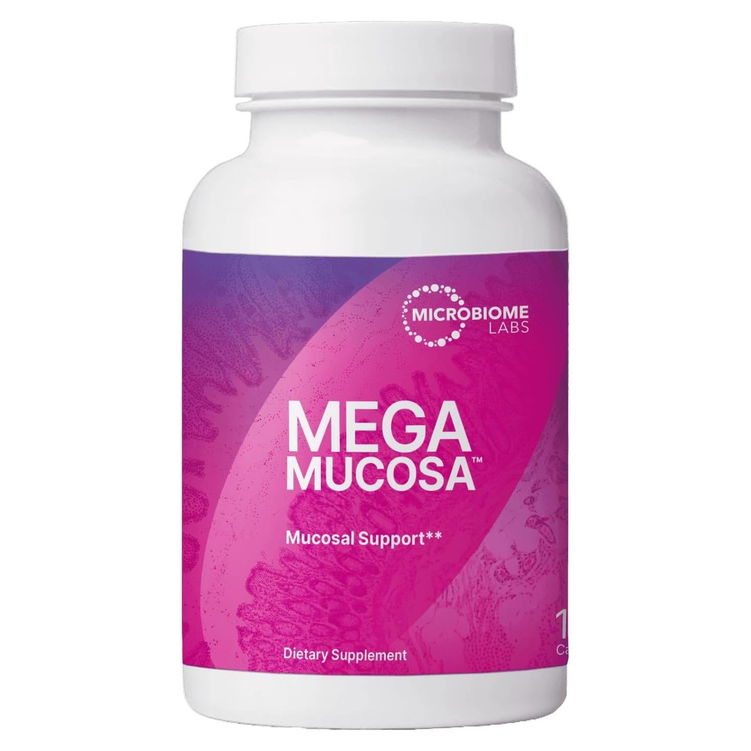 MegaMucosa Microbiome Labs - Suplemento Mucosal 180 Cápsulas