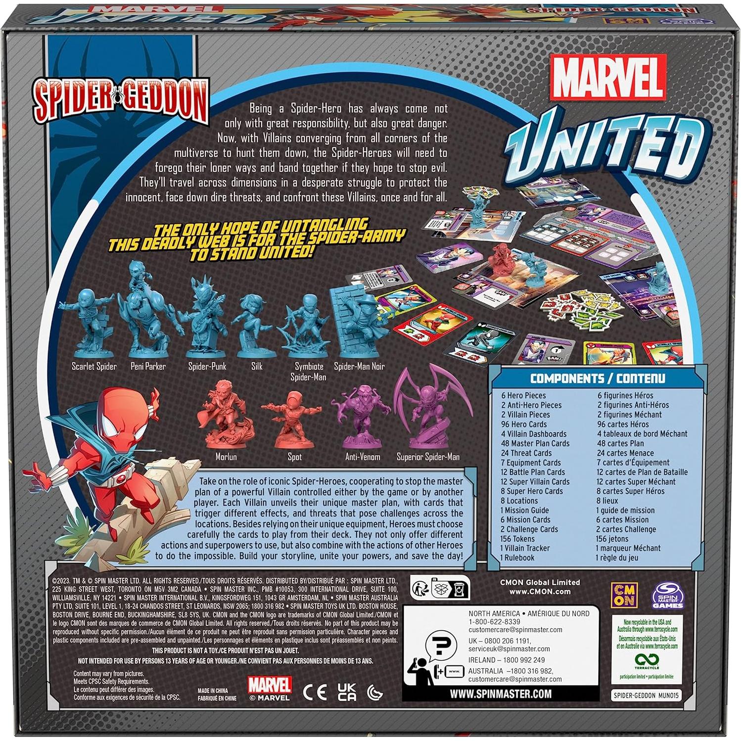 Juego de Mesa Marvel United Spider-Geddon - Spin Master