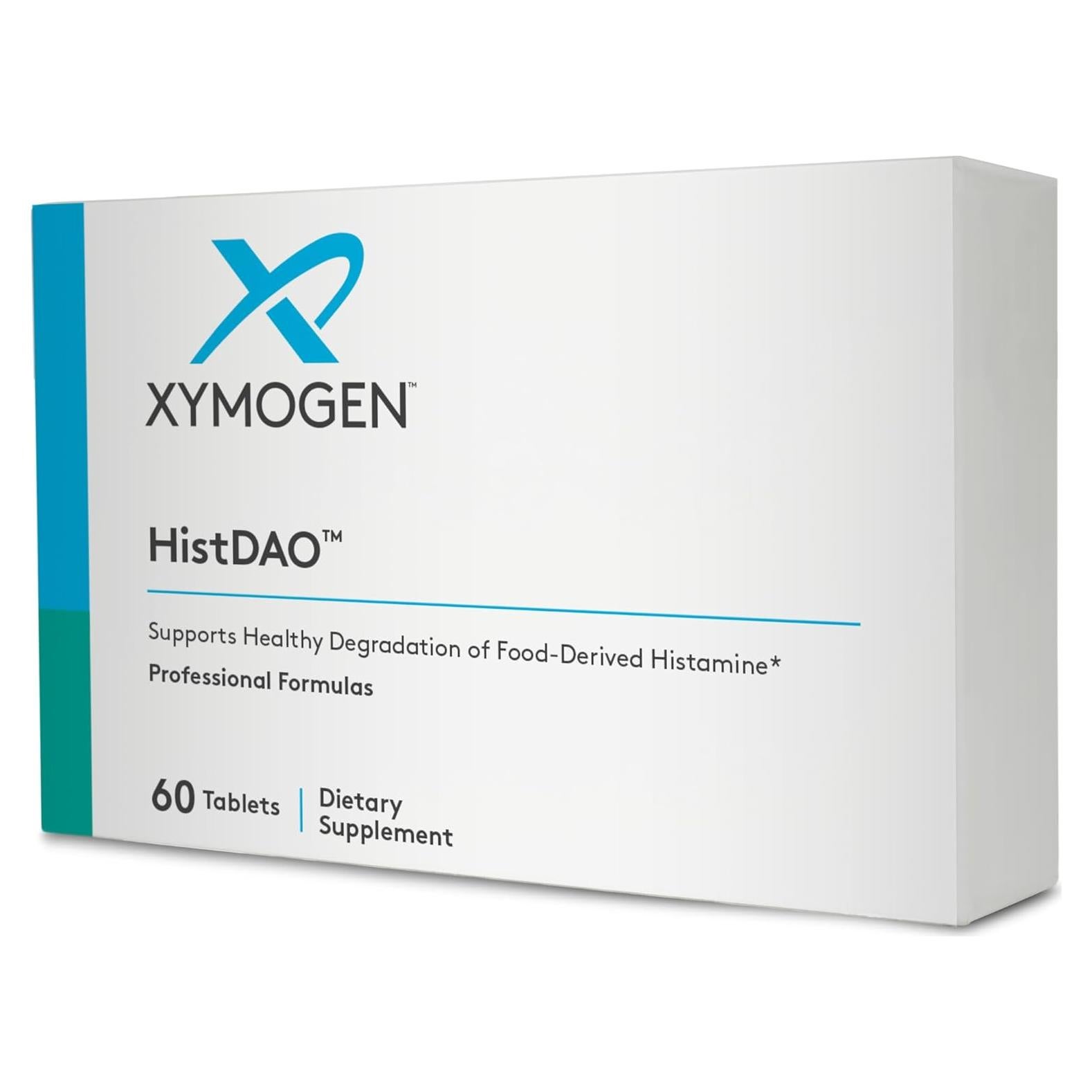 Suplemento Enzimático DAO Xymogen 20,000 HDU 60 Tabletas