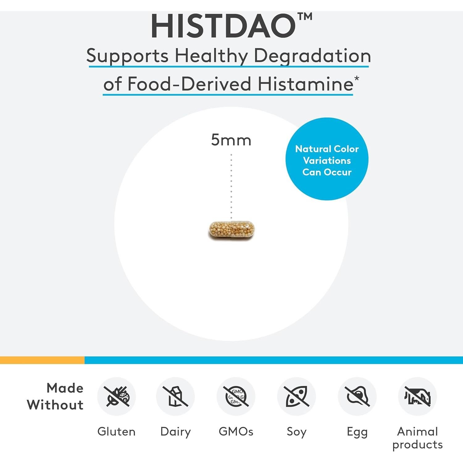 Suplemento Enzimático DAO Xymogen 20,000 HDU 60 Tabletas