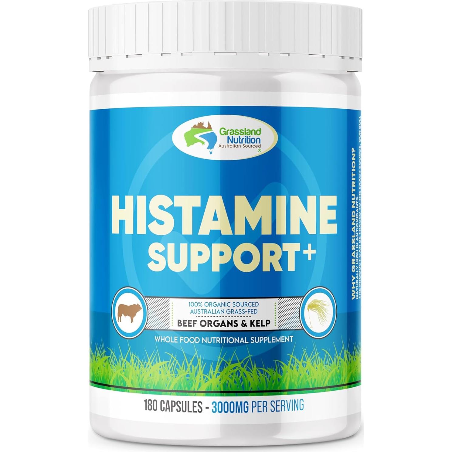 Cápsulas Orgánicas de Riñón de Res Grassland Nutrition 180 Uds