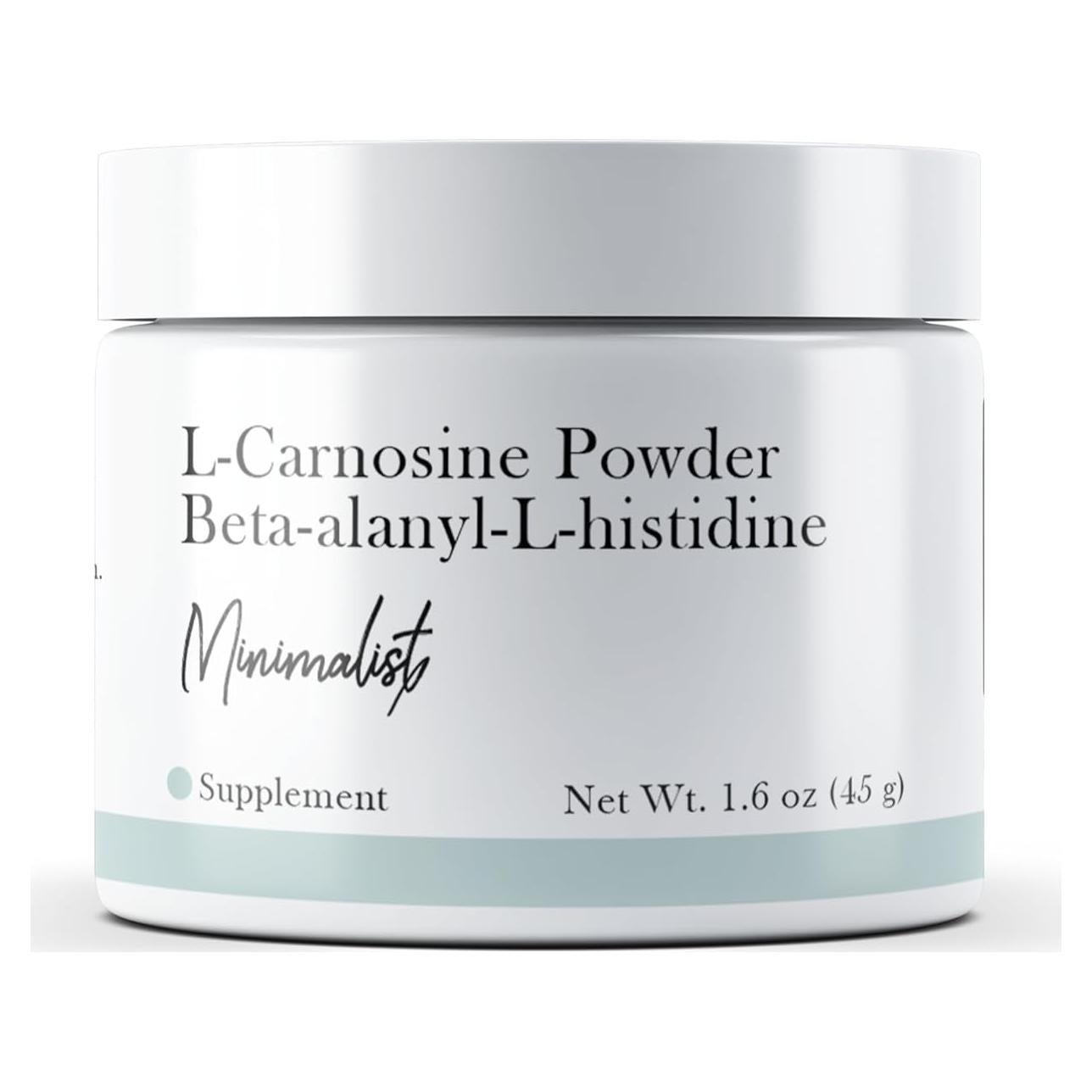 Polvo de L-Carnosina Minimalista 45.36 g Suplemento Dietético