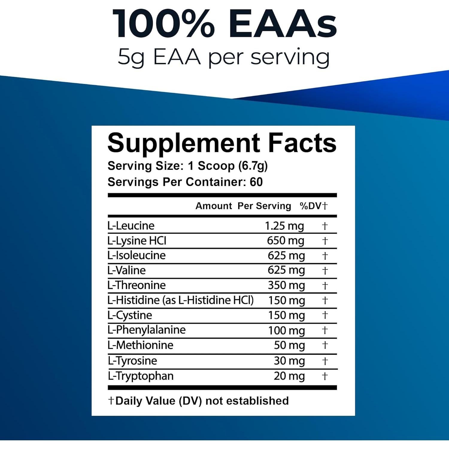 Aminoácidos Esenciales 100% Puro Ultimate 60 Porciones Sabor Cítrico
