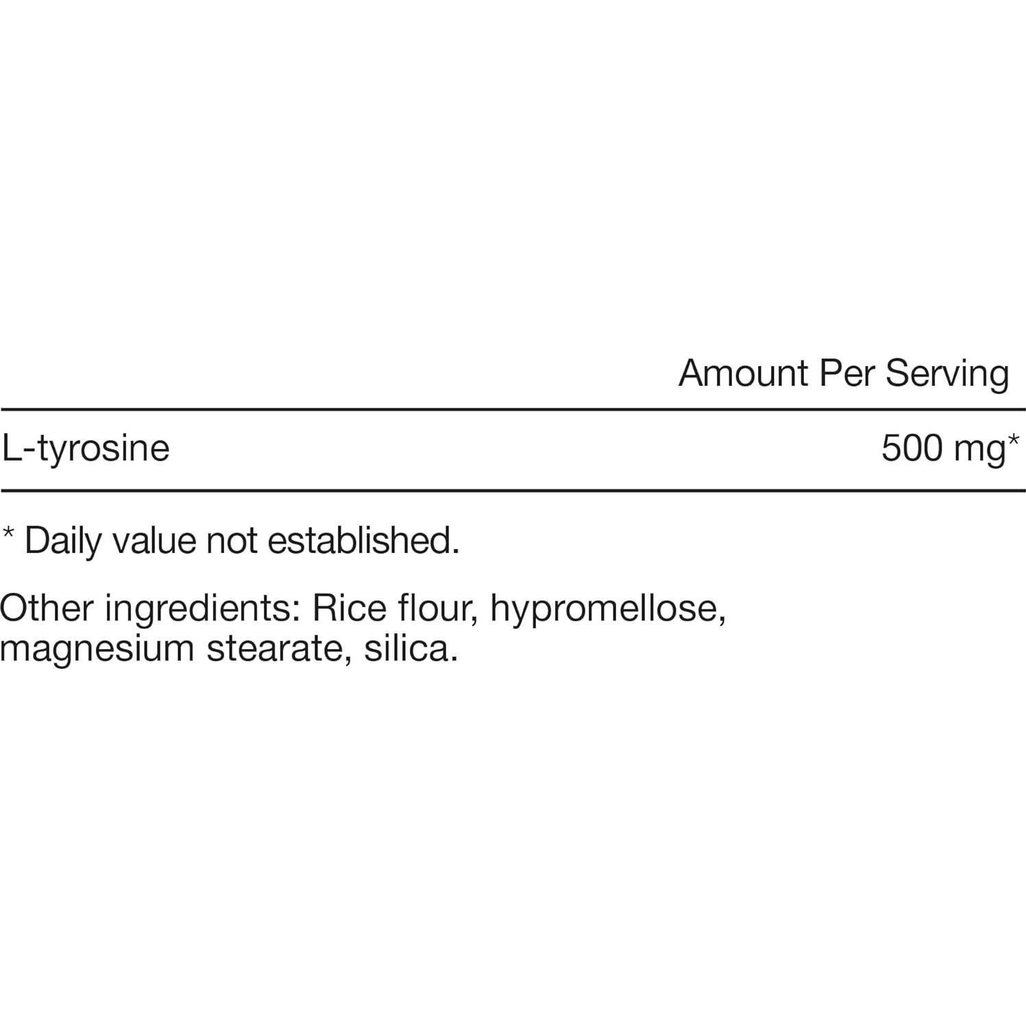 Cápsulas de Tirosina Momentous - 60 Porciones - Mejora Cognitiva