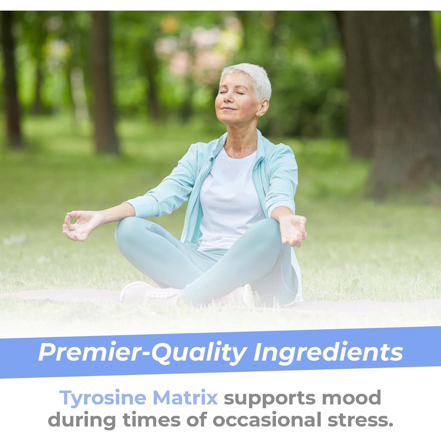 Suplemento L-Tirosina Premier Research Labs 90 Cápsulas