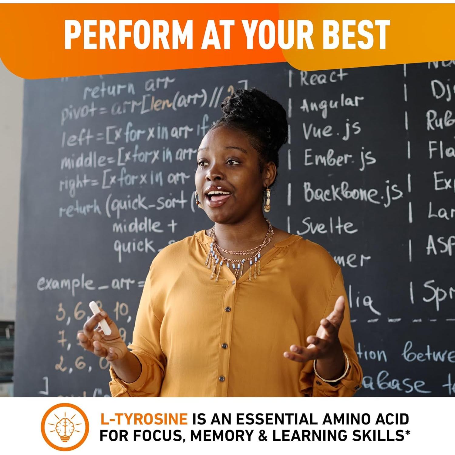 Gominolas BioVit L-Tirosina 1000mg Sin Azúcar - 60 Unidades