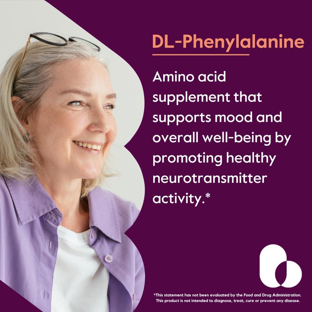 Suplemento DL-Fenilalanina 500mg Bestvite 240 Cápsulas Veganas