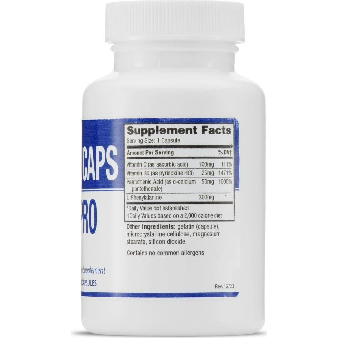 DIUCAPS PRO 90 Cápsulas - Vitaminas C, B5, B6 y Aminoácidos