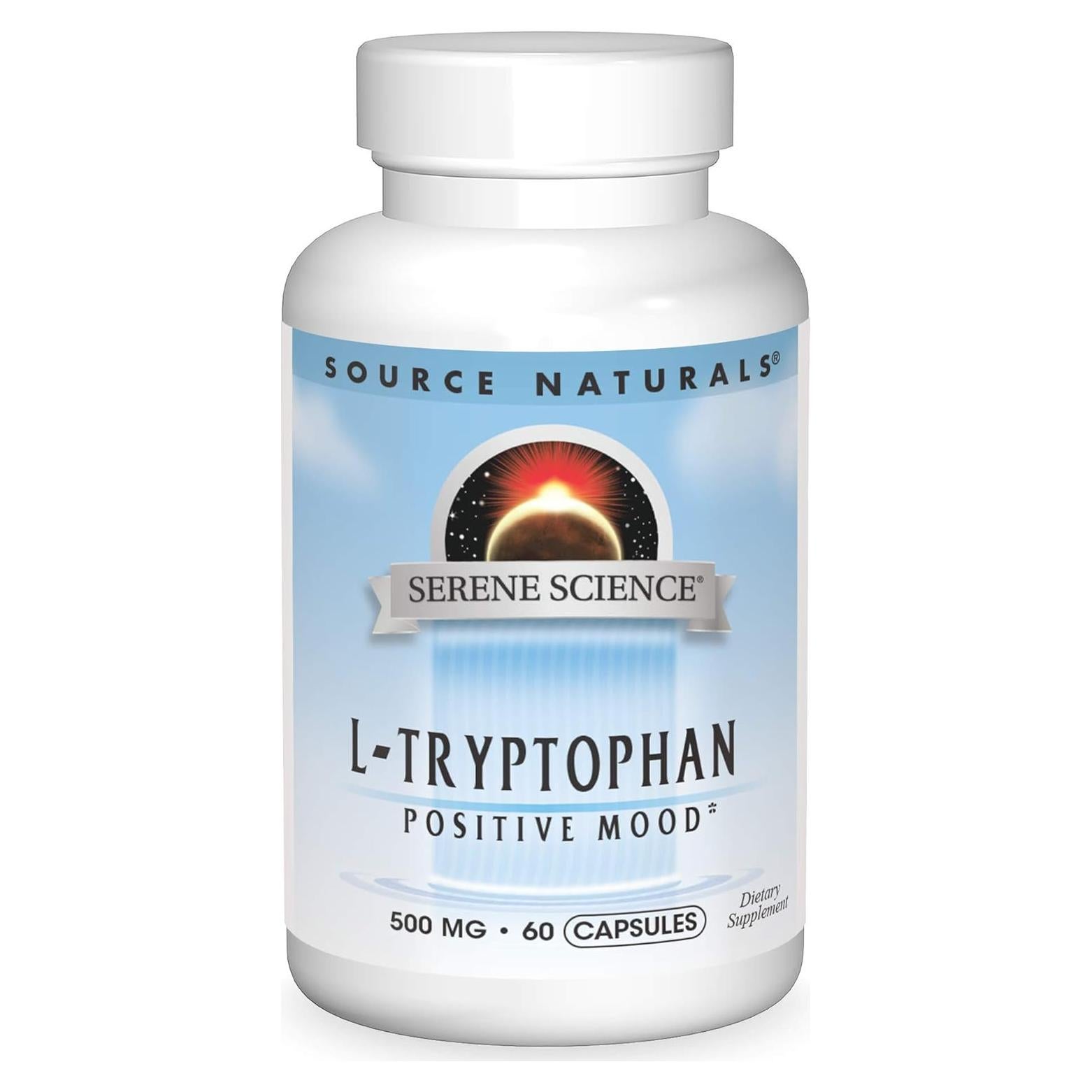 L-Triptófano 500 mg Source Naturals - 60 Cápsulas