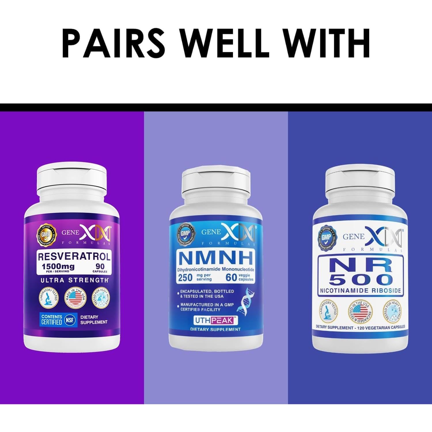 Suplemento TMG Genex Formulas 1000mg 120 Cápsulas - Sin Gluten