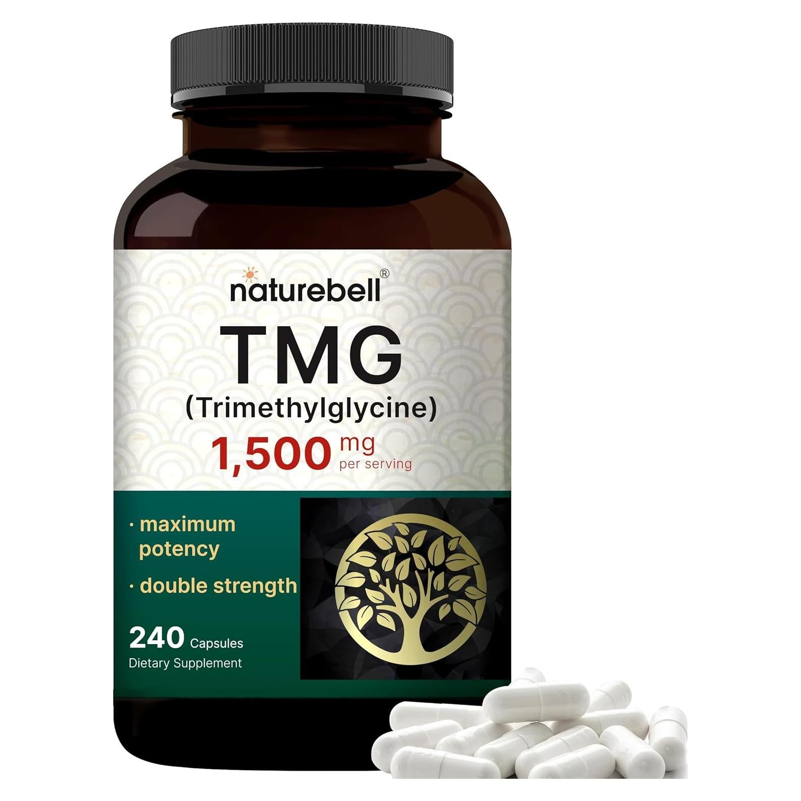 Suplemento TMG NatureBell 1500mg 240 Cápsulas - Salud del Corazón