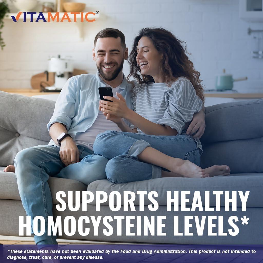 Suplemento TMG Vitamatic 1000mg - Trimetilglicina - 120 Tabletas