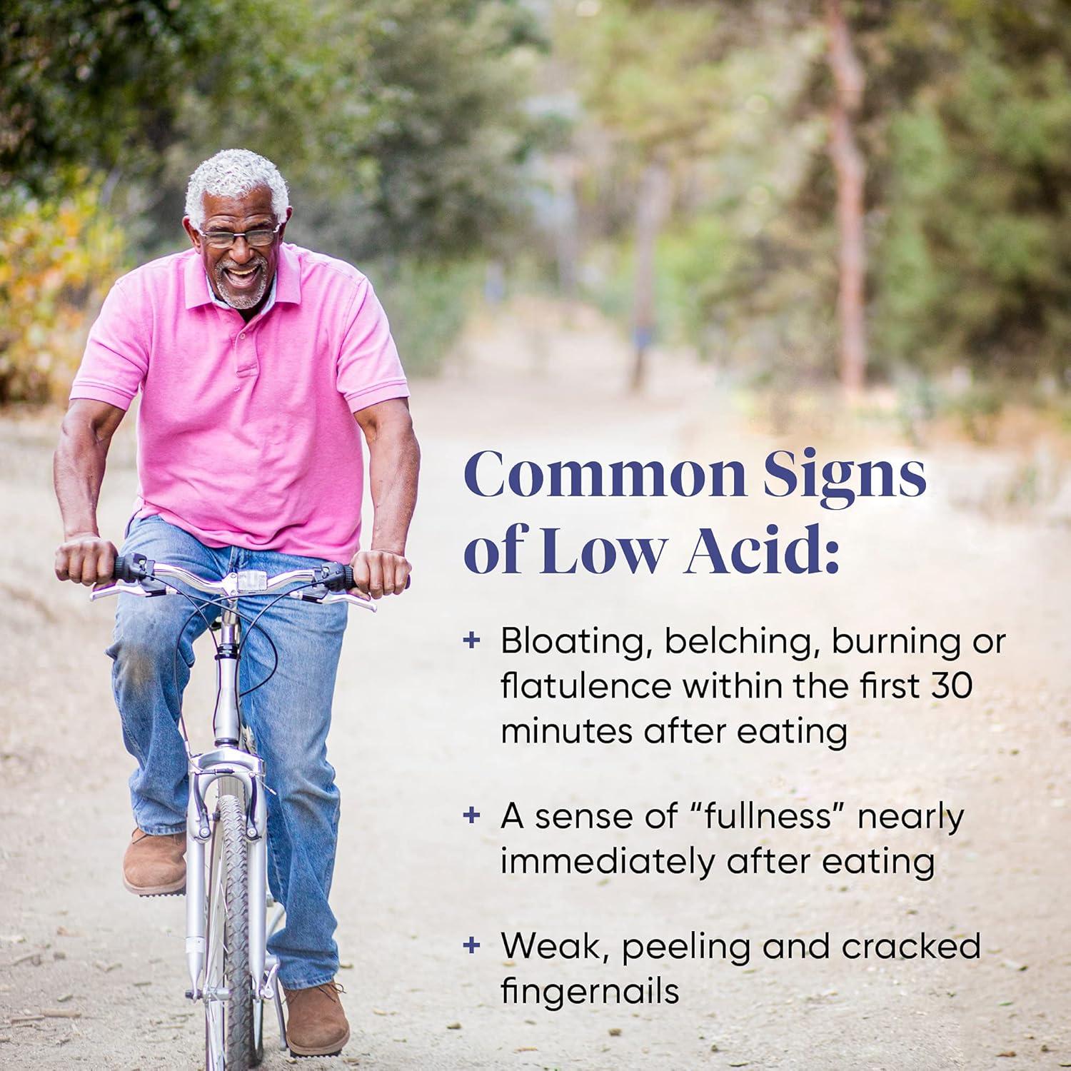 Betaína HCl Enzymedica 120 Cápsulas Veganas para Acidez