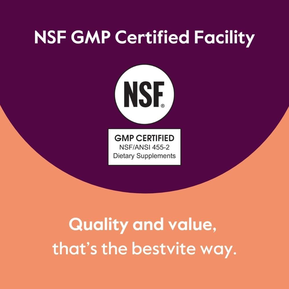 Taurina 1000mg Bestvite - 240 Cápsulas Veganas Sin Gluten