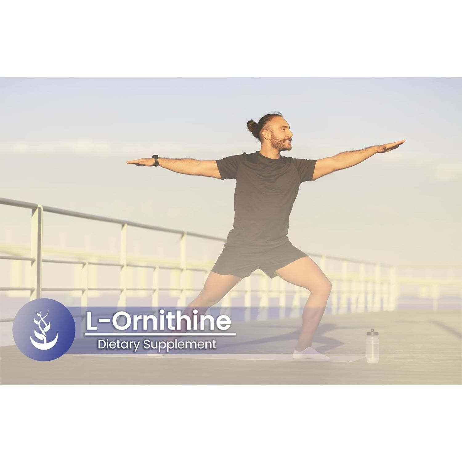 L-Ornitina 100 Cápsulas Siempre Puro Sin Aditivos 68g